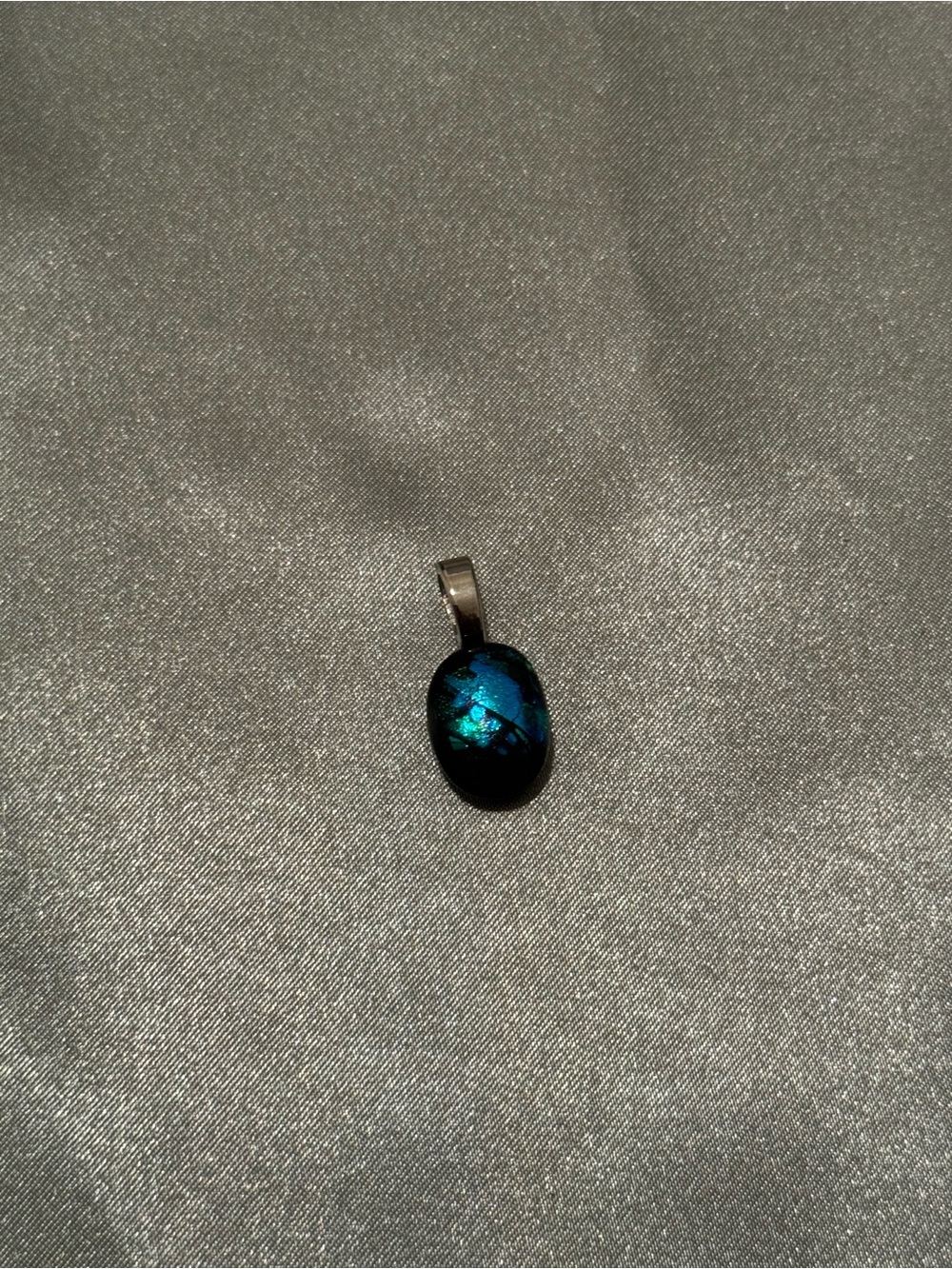 Blue & Green Glass Pendant